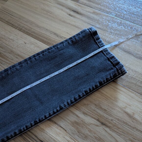 Cabi Black Denim High Straight Jeans, 8 - Picture 6 of 7